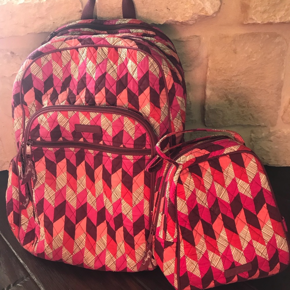Vera Bradley backpack and lunchbox!